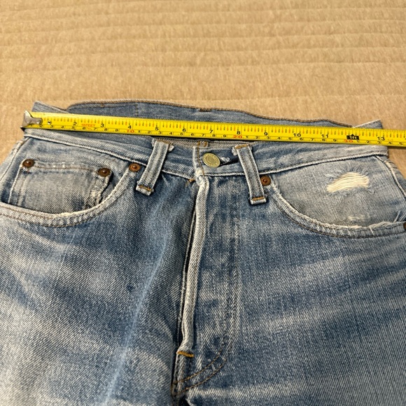 VINTAGE LEVI’S SELVEDGE 501 JEANS - Picture 6 of 7